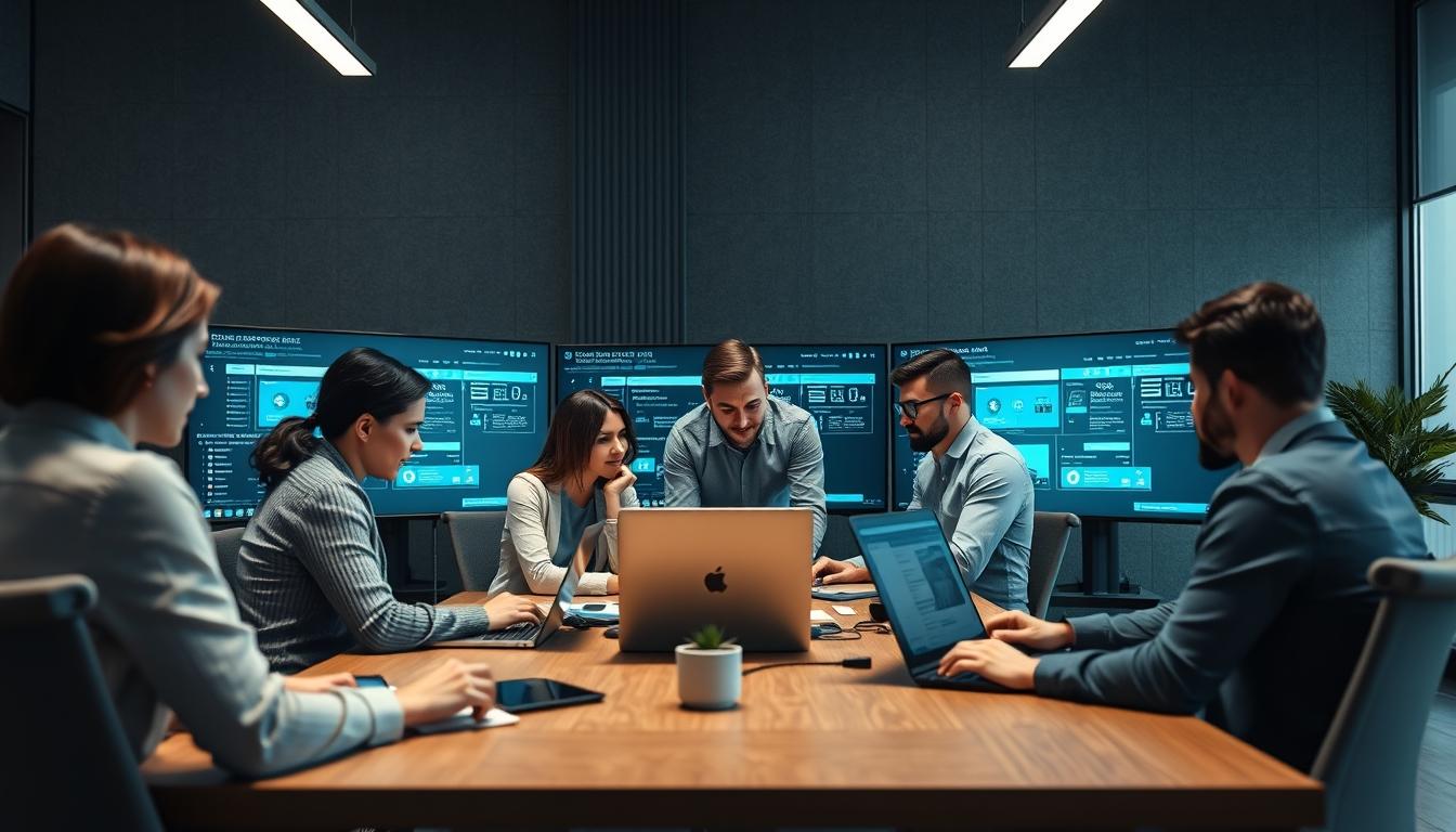 Enterprise software dashboards and business process automation